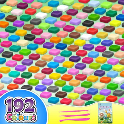 Air Dry Clay 192 Colors, Modeling Magic Clay Gift for Kids - color: 192 Colors