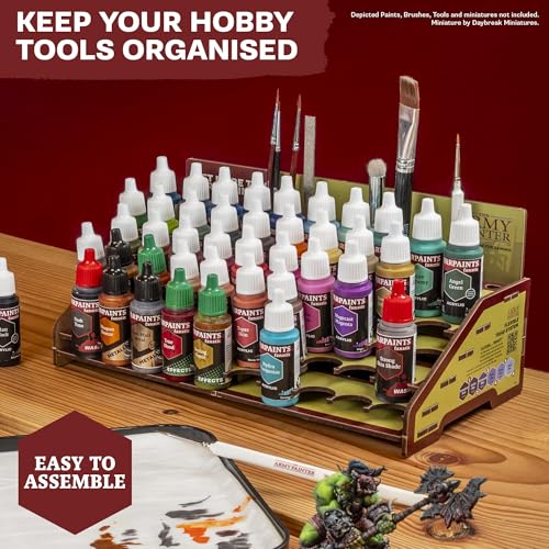 The Army Painter, Warpaints Air Mega Set Combo, 60 x 18 ml | Acrylic Airbrush Paints, Incl. 9 Metallics, 1 Fluo & 1 Project Paint Station - Miniature Model Paint for Dnd & Warhammer - color: Warpaints Air Mega Set Combo