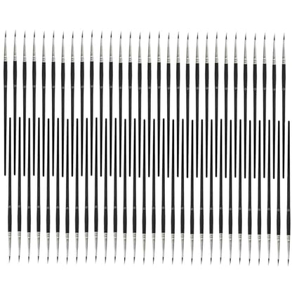 60-Piece Small Paint Brushes Set for Crafts – Fine Detail #0 Mini Brushes for Delicate Artwork, Watercolor, and Face Painting