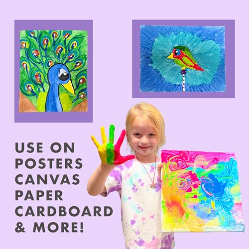 Handy Art Little Masters Washable Tempera Paint, Set of 6 Half Gallon, 64 oz Bottles, Bright & Mixable, High Opacity, Washable Colors for Classroom, Students, Kids, Safe & Non-Toxic, Made in USA - style: 64 Fl Oz Primary Set of 6