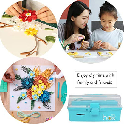 Quilling Kits - Quilling Tools and Supplies,Paper Crimper,Quilling Paper - color: blue