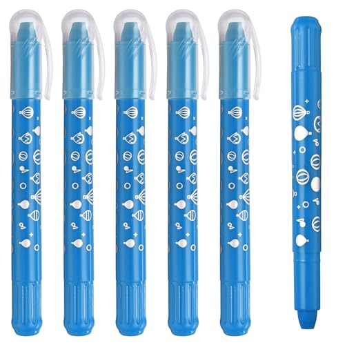 PATIKIL Watercolor Gel Crayon, 6Pcs Twist Coloring Crayons, Light Blue - color: Light Blue
