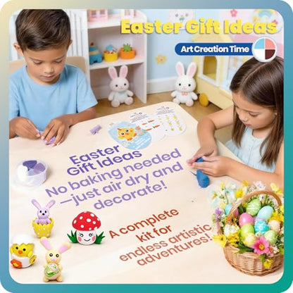 Air Dry Clay Kits,18 Animals Modeling Magic Clay for Kids, DIY Model Magic Clays,18 Set Molding Clays, Ultra Light, Soft & Non-Sticky, Arts and Crafts Gift for Kids