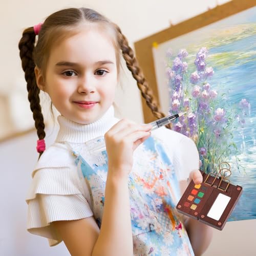 Mini Travel Watercolor Paint Set - Pocket 8-Color Paint Art Kit
