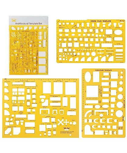 Mr. Pen- House Plan, 3 pcs, Interior Design and Furniture Templates - color: Orange, size: 3 pcs