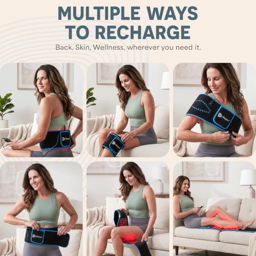 Lifepro Allevared Red Light Therapy Belt -105 Triple Chip LED Belt - color: Blue