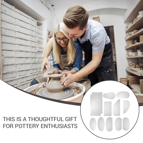 Pottery Ribs Set, 12PCS Stainless Steel Pottery Tools for Sculpting, Shaping, and Texturing, Metal Ribs for Ceramic Art