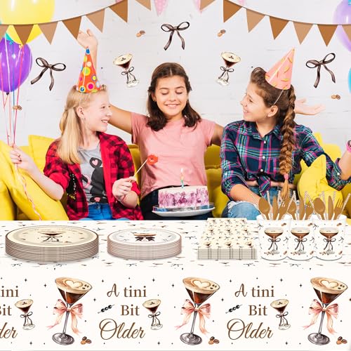 1Pc Martini Wine Glass Party Plastic Tablecloth 54 x 87 Inch Long Table Cover, Brown Martini Party Tablecover for Fruit Wine Theme Kids Baby Shower Birthday Dinner Picnic Kitchen Event - color: Brown Martini Wine Glass