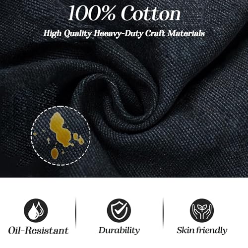 conda Chef Apron, 1 Pack, Cross Back Straps Apron With Pockets for Men Women, 100% Cotton Canvas Adjustable Apron, for Cooking Pottery Baking Painting - color: Black