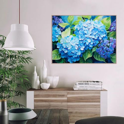MRMIOOM 5D Hydrangea Diamond Art Kits for Adults, Flowers Diamond Painting Kits for Adults, DIY Full Drill Diamond Painting Flower Gem Art and Crafts 12x16 inch - color: D017-US