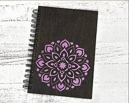 DLY LIFESTYLE Mandala Stencil for Painting on Wood, Canvas, Paper, Fabric, Walls and Furniture - Flower Stencil - 6x6 Inches - DIY Art and Craft Reusable Stencils - Wall Stencil - color: Mandala 6"x6"