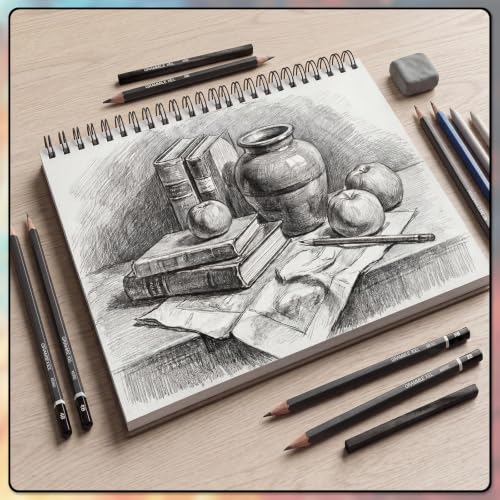 120lb/200gsm Marker Paper Pad 8.3 × 8.9 in, 60 Sheets, Spiral Bound - size: 8.3×8.9 Inch (60 Sheets )