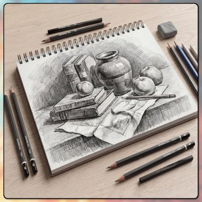 120lb/200gsm Marker Paper Pad 8.3 × 8.9 in, 60 Sheets, Spiral Bound - size: 8.3×8.9 Inch (60 Sheets )