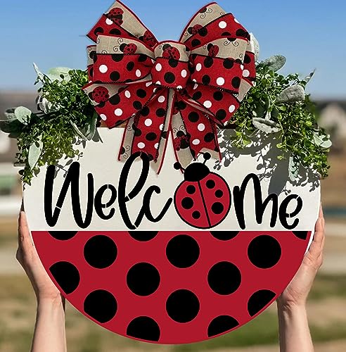 Welcome Stencils for Painting on Wood 12" Stencils for Crafts Reusable | Welcome Stencil for Wood Sign Hello Templates for Door Hanger - style: Daily 13p
