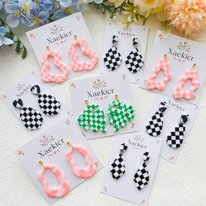 Organic Polymer Clay Cutters Set – Molds, Clay Cutters for Polymer Clay, Clay Earring Tools - color: H color