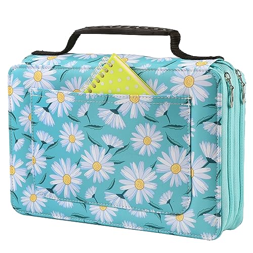 68 Slots Marker Pen Organizer Case w/Handle - color: Daisy, size: 68