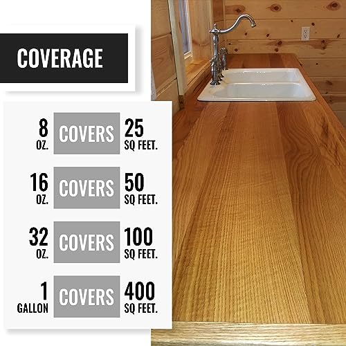 Real Milk Paint, Hemp Oil for Wood Finishing, Cutting Boards, Butcher Blocks, Countertops, Wood Utensils, Food Grade, 1 Gallon - size: 128 Fl Oz (Pack of 1)