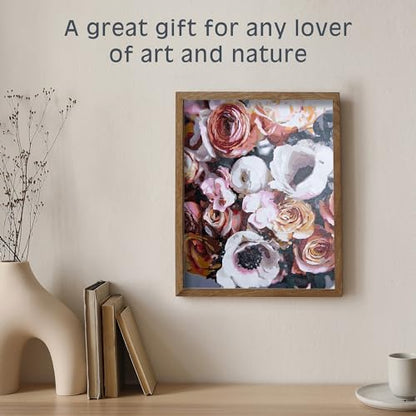 Pink Picasso Paint by Number Kit, Adults & Teens,16x20, Delightful Delivery | Botanical Floral Collection, Acrylic Paints and Brushes included, Pre-printed high quality canvas, DIY art kit, Gift-ready - color: Delightful Delivery