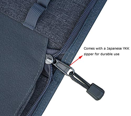 erofa 48 Slots Gray Fountain Pen Case, Canvas Pen Holder Display Pouch Bag Storage Large Capacity Water Resistant - color: Gray-Canvas