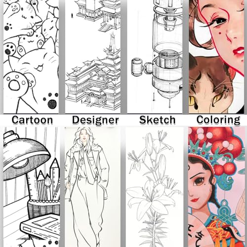 21-Pack Micro Pens Set - 14 Waterproof Archival Ink Colors in 0.45MM Felt Tip & 7 Blacks in 0.2-0.5MM Fineliner Ink Pens For Journaling, Illustrating,Artists,Sketching,Anime,Technical, Drawing Pens