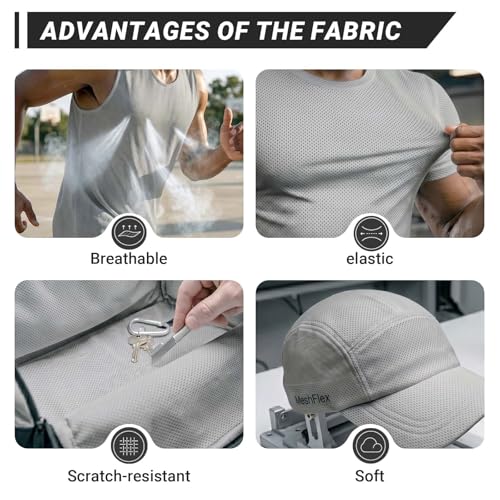 Bird Eye Mesh Jersey Fabric 1 Yard 65 Inch Wide Grey - color: Grey, size: 65'' x1 yard