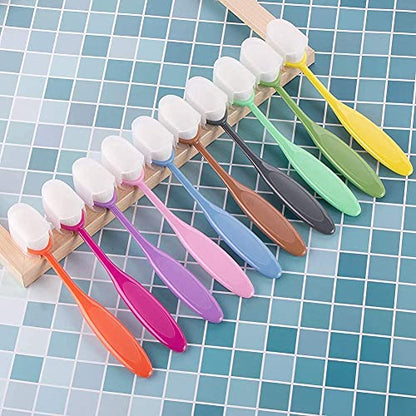 Yoseng 10 Pcs Ink Blending Brushes,with Protective Covers for Card Making | Color-Coded Handles Stencil Brushes,Background Blender Craft Brushes,Paper Crafter Artist Tool,Brush Head Diameter 0.86" - color: 10 Color With Cover