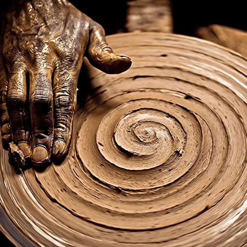 12 Inch Heavy Duty Pottery Wheel, Metal Decorating Banding Wheel | for Adults - size: 12''