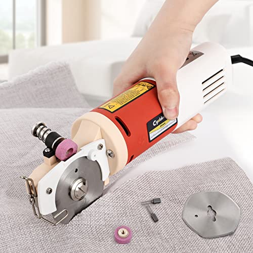 Electric Rotary Fabric Carpet Cutter Heavy Duty Multi-layer Fabric Scissors
