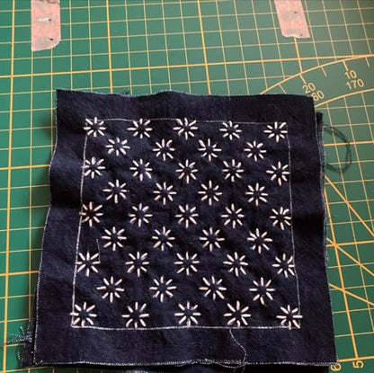 Sashiko Stencil Embroidery Stencils for Crafts Reusable 4.7" | Washable Fabric Stencils Sashiko Pattern Quilting Stencil for Sewing Hand Quilting Drawing Line - style: Sashiko
