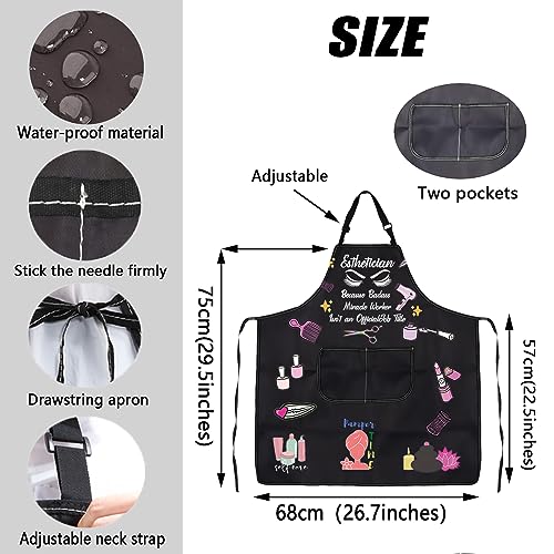 JXGZSO Esthetician Apron - Estheticians & Cosmetologist Apron Gifts for Makeup Artists & Beauticians - color: Esthetician Apron