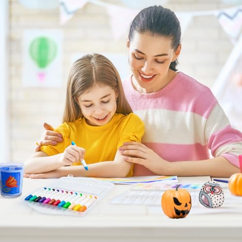 M&G 12-Color Tempera Paint Sticks for Kids, Food-Grade, Washable, Fast Dry | Food-Grade Kids’ Paint Sticks That Dry Fully in 90 Seconds and Wash Clean with Soap and Water - color: 12 colors
