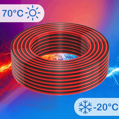 14 Gauge 2 Conductors 150FT Electrical Wire | Red Black Cable - size: 150FT, style: 14GAUGE
