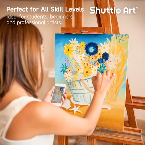 Shuttle Art 36 Pack Canvas for Painting, 5x7 & 8x10 Inch(18 of Each), Primed, 100% Cotton Blank Canvas Boards for Painting, Ideal Art Supplies for Kids Adults Artists Acrylic Oil Painting - size: 36 Pack - 18 of Each 5x7, 8x10 inch