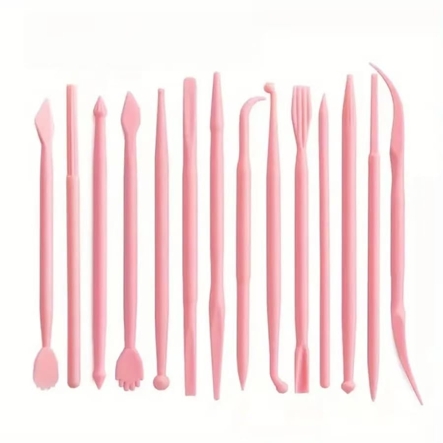 41Pcs Clay Sculpting Set, Polymer Clay Kit with Ball Stylus Pens, Silicone Sculpting Brushes, Plastic Modeling Tools & Art Brushes, Professional Pottery & Manicure Tools for Clay, Ceramic - color: 41Pcs