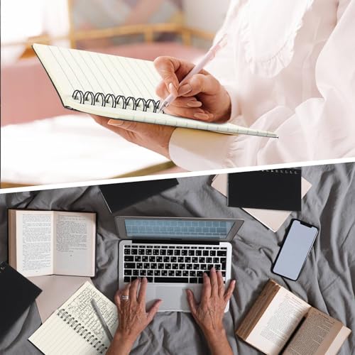 Jutom 18 Pcs Small Spiral Notebook Memo Pad 3x5, Multi Color - color: Multi Color