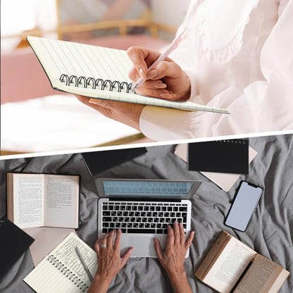 Jutom 18 Pcs Small Spiral Notebook Memo Pad 3x5, Multi Color - color: Multi Color