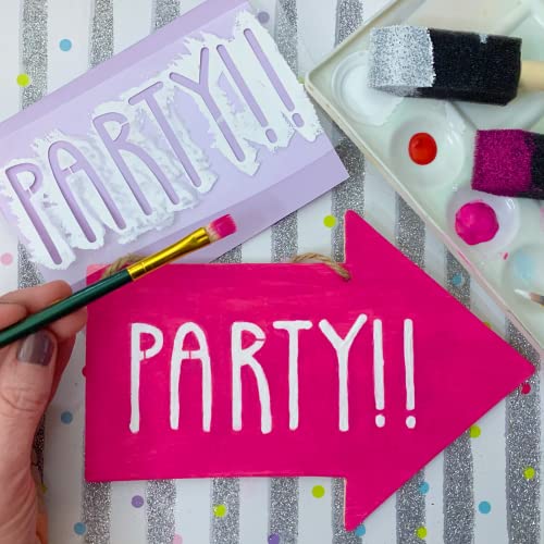 Easy Cut Stencil Sheet Set of 24-12x12 Mylar for Cricut Vinyl Cutting | Acetate Craft Material Sheets, 12 X 12 Inch - Easy to Cut Stencils for Your Vinyl Cutting Projects