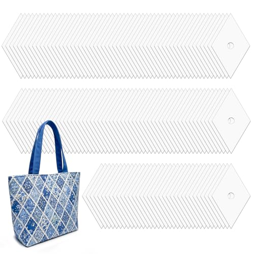 500 PCS 1" Diamond 60 Degrees Piecing Paper Templates, Quilting Templates Accessories for DIY Patchwork Crafts and Sewing Supplies﻿ - size: 1 Inch-500pcs Diamond