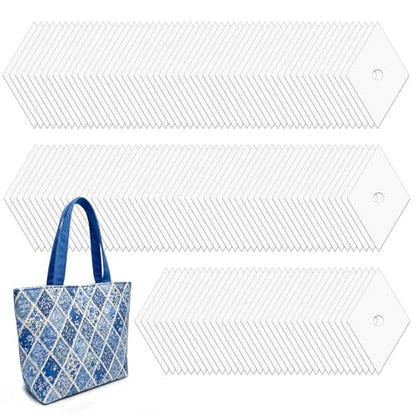500 PCS 1" Diamond 60 Degrees Piecing Paper Templates, Quilting Templates Accessories for DIY Patchwork Crafts and Sewing Supplies﻿ - size: 1 Inch-500pcs Diamond