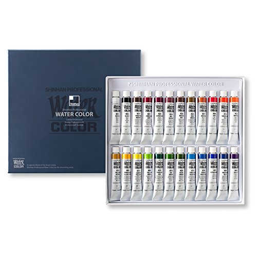 ShinHan Professional Watercolor Paint 7.5ml Tubes 24 Color Set