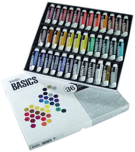 Liquitex BASICS Acrylic Paint Tube 36-Piece Set - style: 36 Tube Set