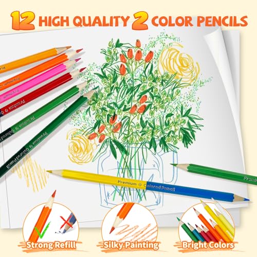 Cokiki Art Kits for Kids 6-12, 184 Piece Art Supplies Drawing Set - color: Color Splash