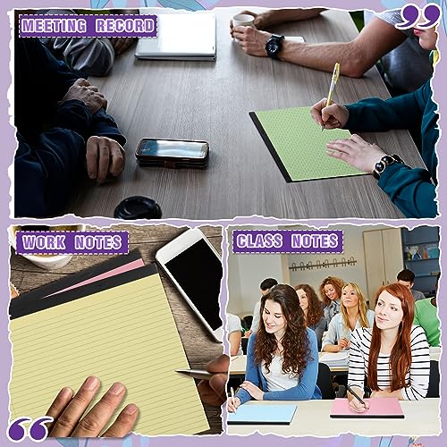 Lincia 6 Pcs Legal Pads Landscape Notebook, Bright Color - color: Bright Color