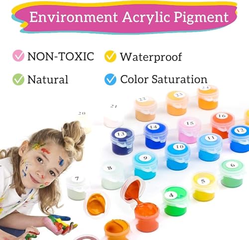 MBNTJHT DIY Scenery Paint by Numbers Kit for Adults on Canvas,Landscape Beach Digital Oil Painting Kit for Adults Beginner,Easy Scenery Acrylic Paint by Number Kits for Holiday Gifts 16X20 Inch. - color: MT20724