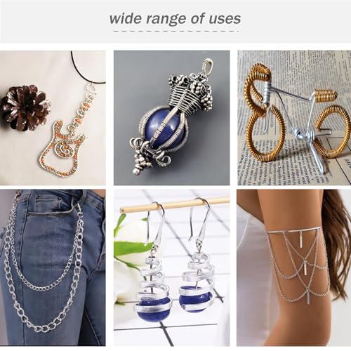 Aluminum Craft Wire, 3mm×11m Bendable Metal Wire for Jewelry Making, Sculpting, Floral Making, Wreath Making, Crafting, Wire Wrapping, Christmas Ornaments (Silvery) - color: Silvery