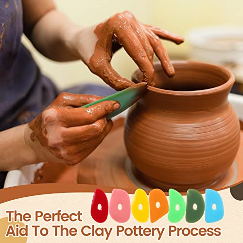 Sherr 21 Pcs Pottery Ribs for Pottery Tools,Bright Color,Classic Style - color: Bright Color, style: Classic Style