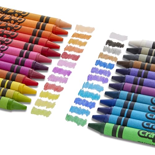 Cra-Z-Art Bulk Crayons, 24 Packs of 24 Count Washable Crayons, School Supplies, Classroom Supplies, Teacher Bulk Pack - size: 24 Count (Pack of 24)