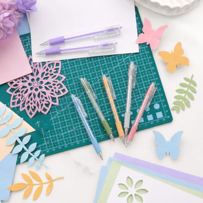 7Pcs Craft Paper Knife Pen, Knife Pen Craft Cutting Tools Art Cutting Tools Utility Knifves Paper Cutter Retractable Precision Papers Cutting Tool for DIY Kit Scrapbooking Drawing Crafting