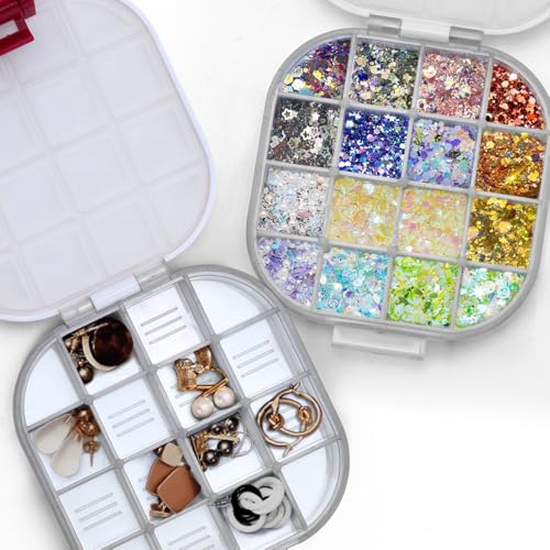 Transon Airtight Paint Storage Palette Box 16 Wells Fuchsia Color - color: Pink