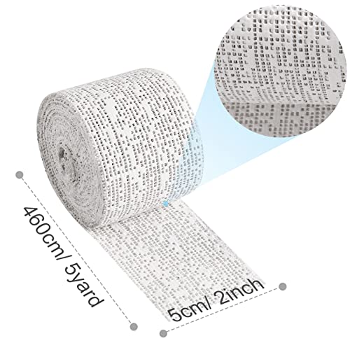 45ft - 211ft Plaster Cloth Rolls White Gauze Strips Wrap Bandages for Craft Belly Cast Mask Making Body Molds Scenery Art(2inch x 207 Feet, White) - color: White, size: 2 Inch x 207 Feet